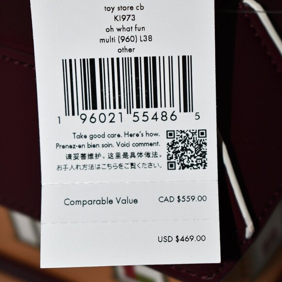 Kate spade Oh What Fun 3D Toy Store Crossbody #KI973 NWT - Picture 9 of 9